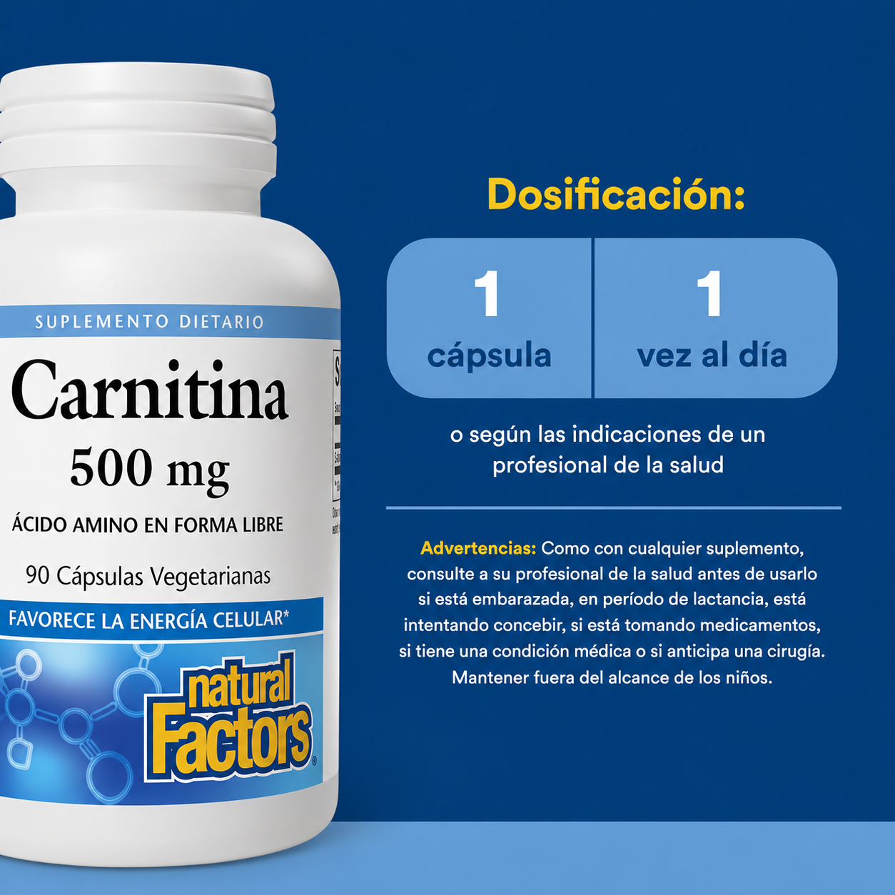 L-Carnosina 500 mg 60 vcap, Natural Factors