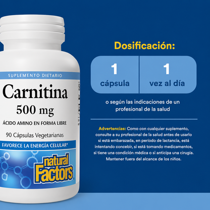 L-Carnosina 500 mg 60 vcap, Natural Factors