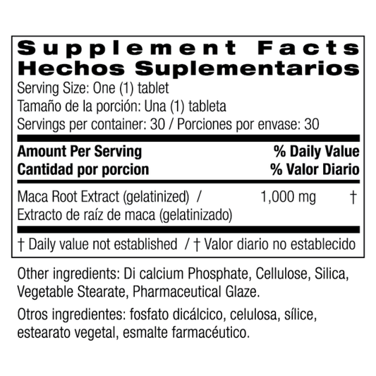 Maca Max (30 Tabletas), Bio Nutrition