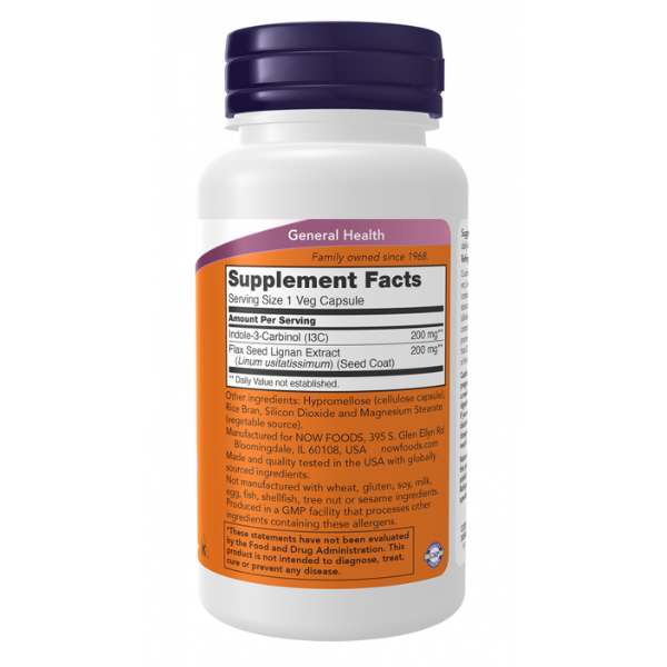 Indol-3-Carbinol (I3C) 200 mg (60 Veg Caps)/ Indole-3-Carbinol (I3C) 200 mg