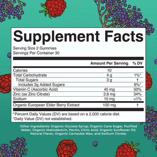 Gomitas orgánicas de inmunidad para niños 60gomitas / Kids Immunity Gummies, Mixed Berry, Org, 60 ct