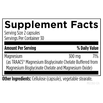 complejo de glicinato de magnesio  (60 veg caps) , Designs for Health