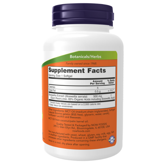 OFERTA 50% Extracto de Boswellia 500 mg (90 softgels)