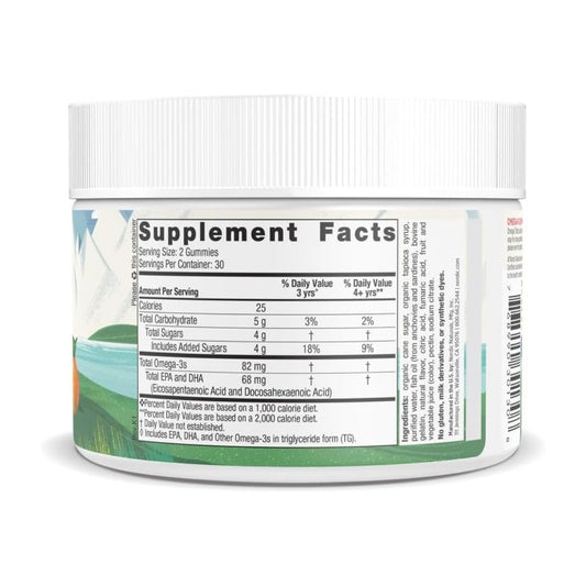 Nordic Omega 3 - 82mg - Mandarina - 60 Gomitas