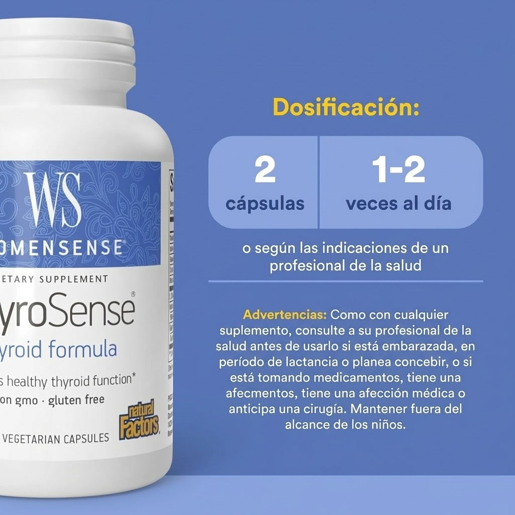 WomenSense® ThyroSense® 60 vcap, Natural Factors