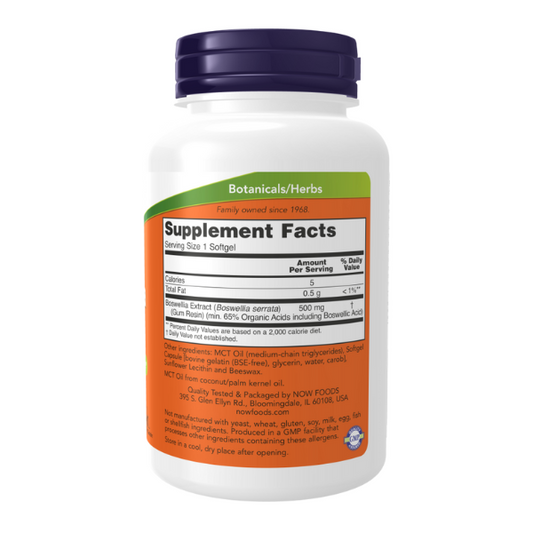 Extracto de Boswellia 500mg (90 Softgels)/ Boswellia Extract