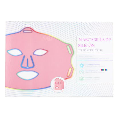 Mascarilla de Silicon con Luces Led, Lindo