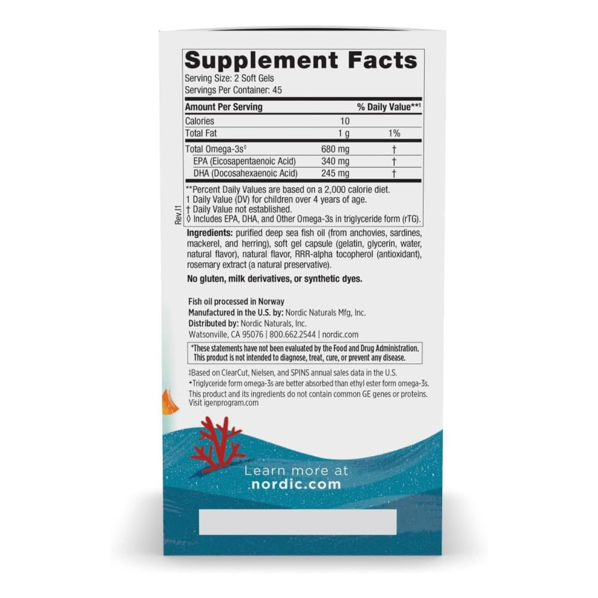 Omega Junior definitivo (90 mini geles blandos), Nordic Naturals