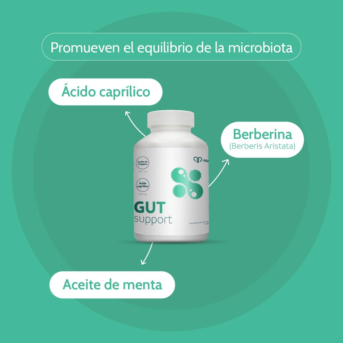 Gut Support (60 caps), NutriADN