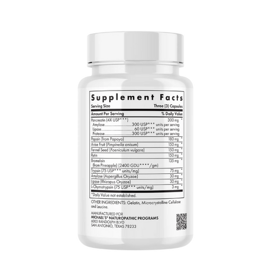 Enzimas Digestivas (180 caps), Michael's Health