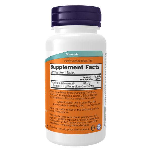 Potasio Gluconato 99 mg (100 Tab) / Potassium Gluconate 99 mg