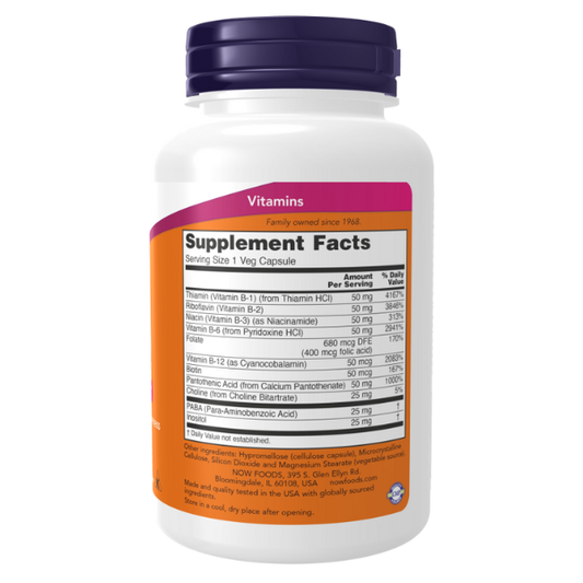 Complejo B-50 mg/mcg (100 vegCaps)