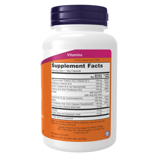Vitamina B-100 (250 Vegcaps)/ Vitamin B-100