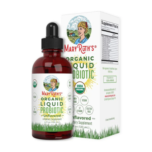 Probiótico Líquido Orgánico (120ml) / Probiotic Drops, Unflavored, Org, 4 oz