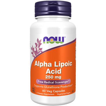 Ácido Alfa Lipoico 250 mg (60 Veg Caps)/ Alpha Lipoic Acid 250 mg