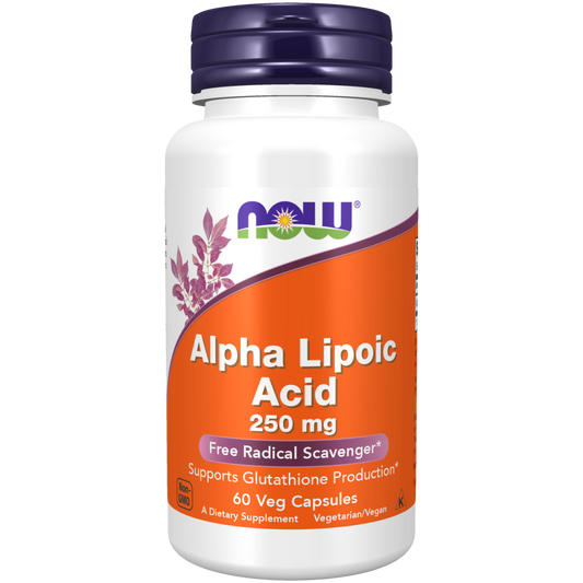 Ácido Alfa Lipoico 250 mg (60 Veg Caps)/ Alpha Lipoic Acid 250 mg