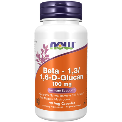 Beta 1,3/1,6- D -Glucan 100 mg 90 Veg Capsules