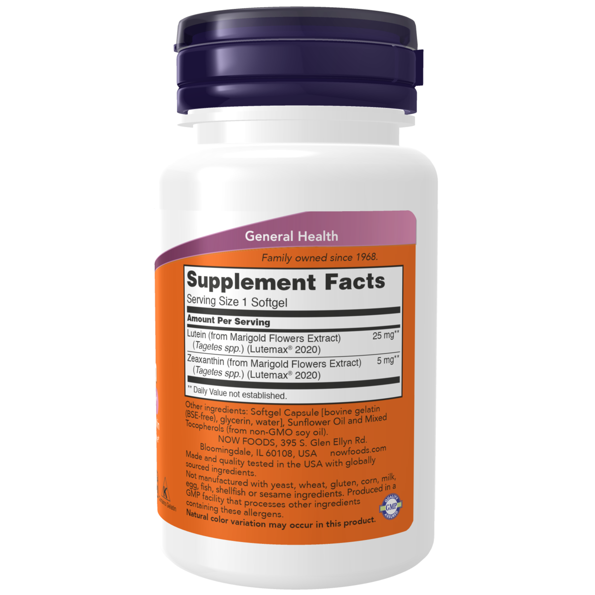 Luteína y Zeaxantina / Lutein & Zeaxanthin 60 SGELS