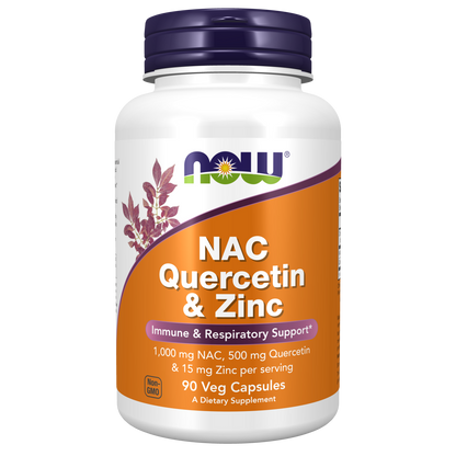 NAC Quercetina y Zinc 90 Veg Capsules / NAC Quercetin & Zinc Veg Capsules