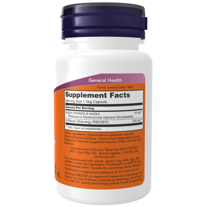 NADH 10 mg ( 60 Veg Capsules)