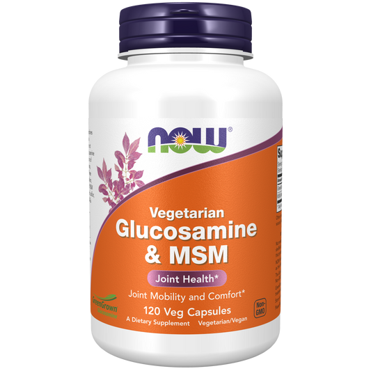 Glucosamina y MSM (vegetariano) 120 Veg Caps) / Glucosamine & MSM (Vegetarian)