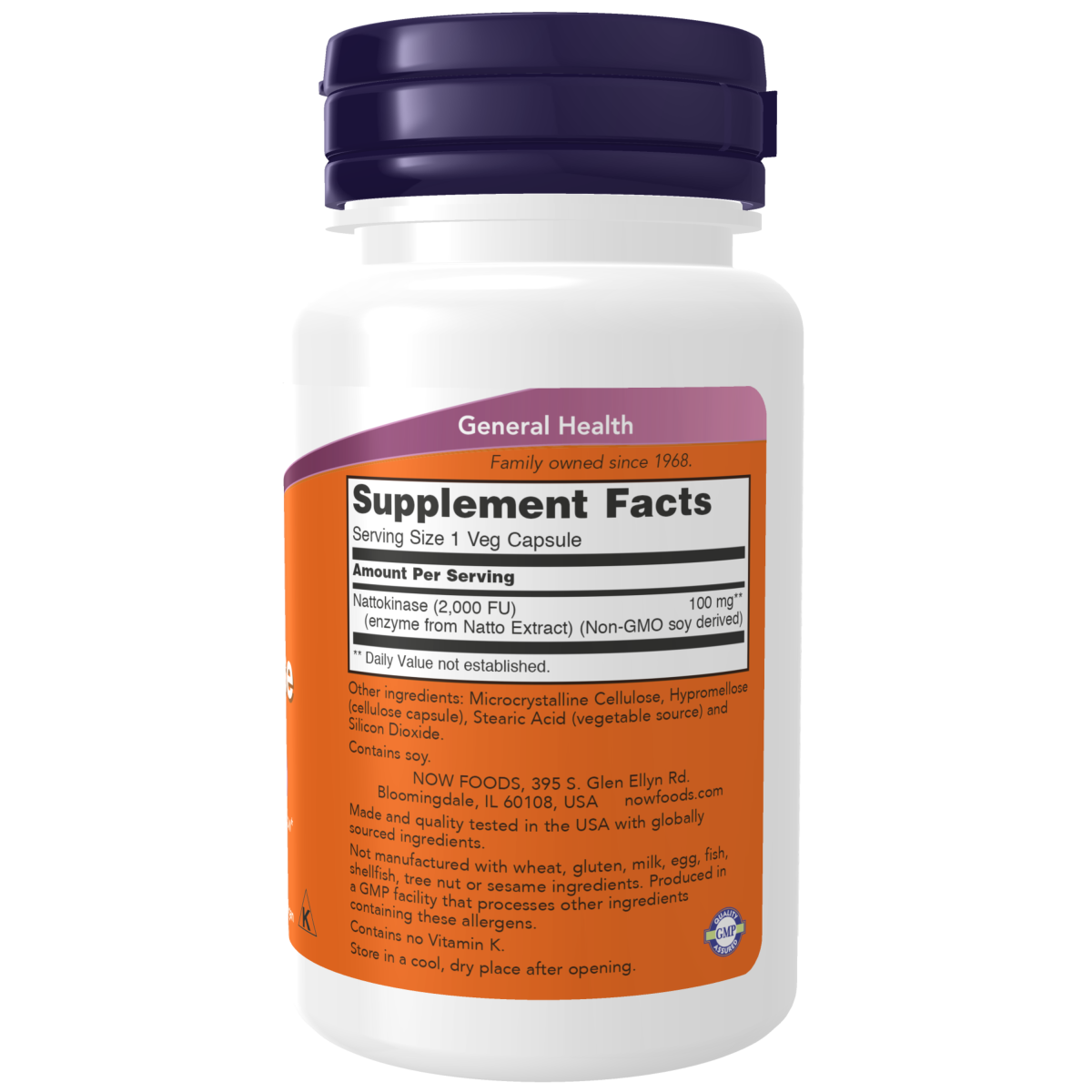 Nattokinase 100 mg 60 VCaps.