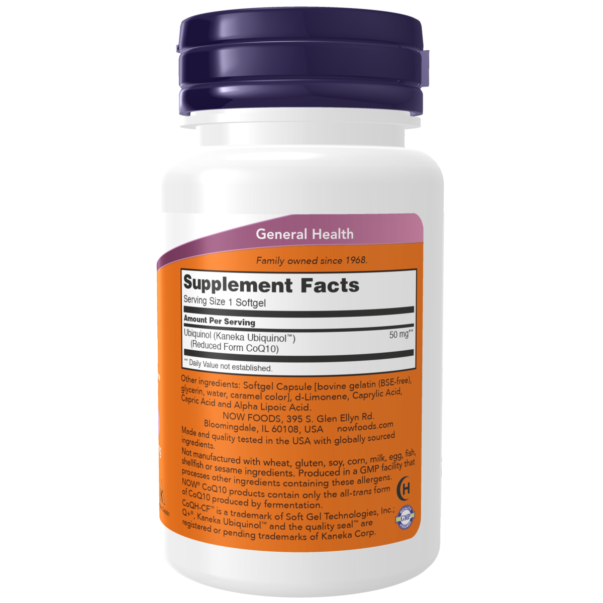 Ubiquinol CoQH-CF™ 60 capsulas gel.