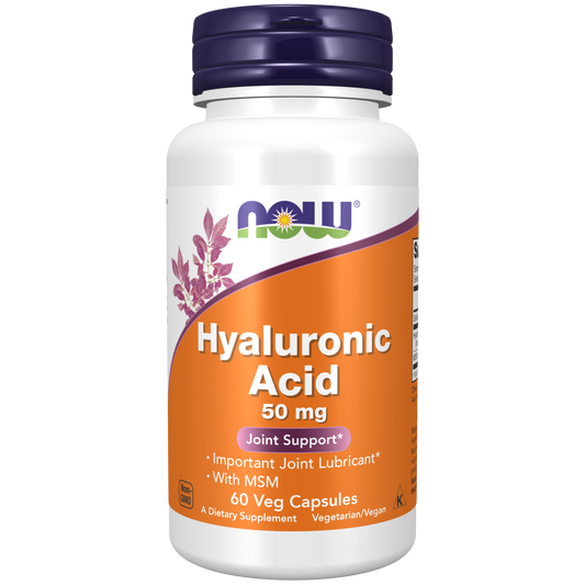 Ácido Hialurónico con MSM 50mg (60 Veg Caps) / Hyaluronic Acid with MSM