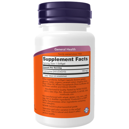 CoQ10 100 mg (50 Softgels)