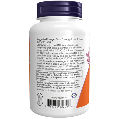 CoQ10 100 mg 150 Softgels
