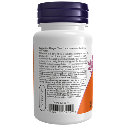 Melatonina 3mg  (60 VegCaps)/ Melatonin 3 mg