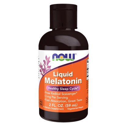 Melatonina liquida 2 fl. onz. (59 ml) / Liquid Melatonin