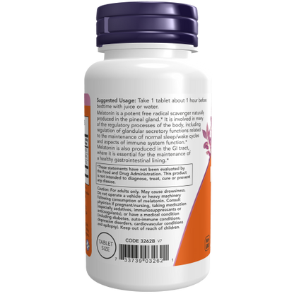 Melatonina 1 mg (100 TAB)/ Melatonin 1 mg Tablets