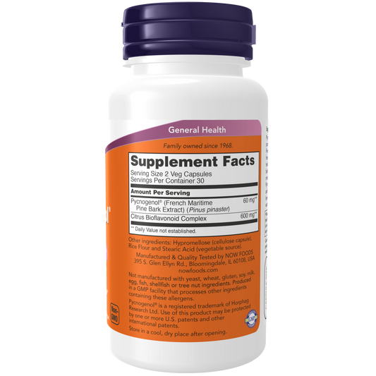 Pycnogenol® 30 mg  (60 veg caps)