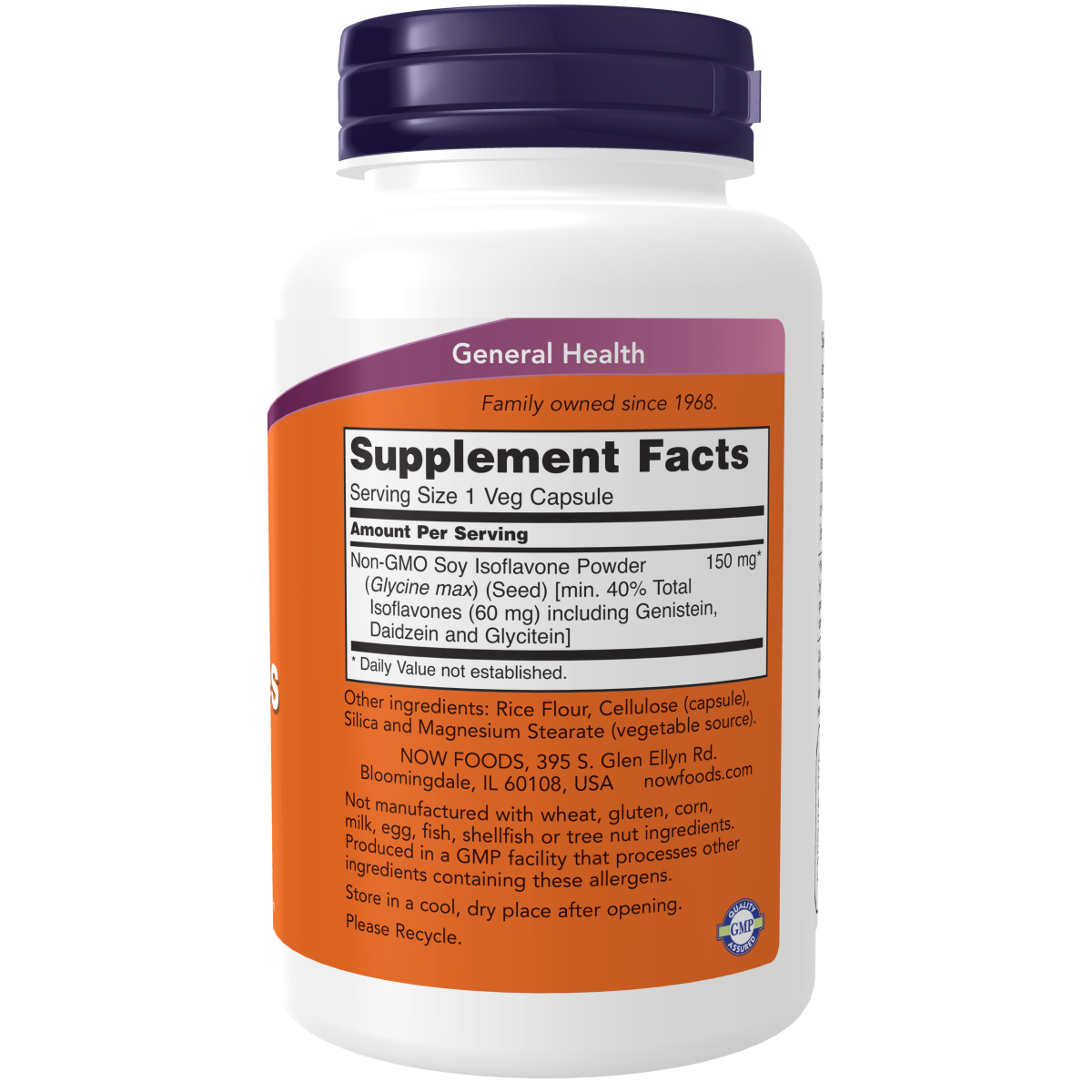 Soy Isoflavones 60 mg 120 Veg Capsules