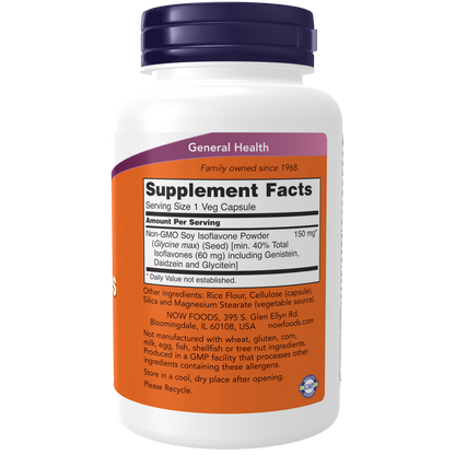 Soy Isoflavones 60 mg 120 Veg Capsules