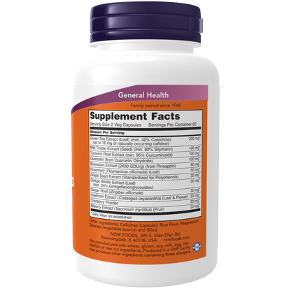 Super Antioxidants 120 Veg Capsules/ Super Antioxidantes