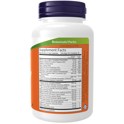 Energy Metabolic and Adrenal Support. (90 Veg Capsules) / Metabolismo y Soporte Adrenal