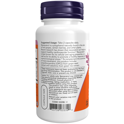 Resveratrol 50 mg (60 VCAPS)