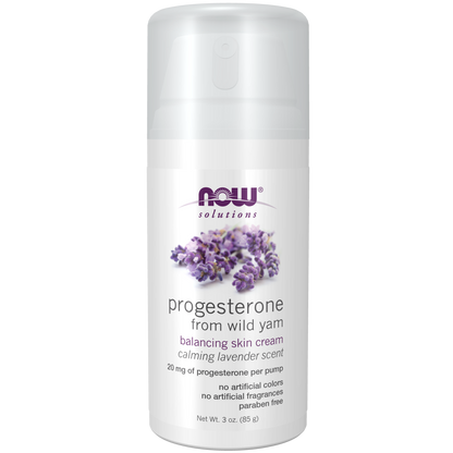 Progesterona de camote silvestre con crema para la piel equilibrante de lavanda (3oz) /Progesterone from Wild Yam with Lavender Balancing Skin Cream