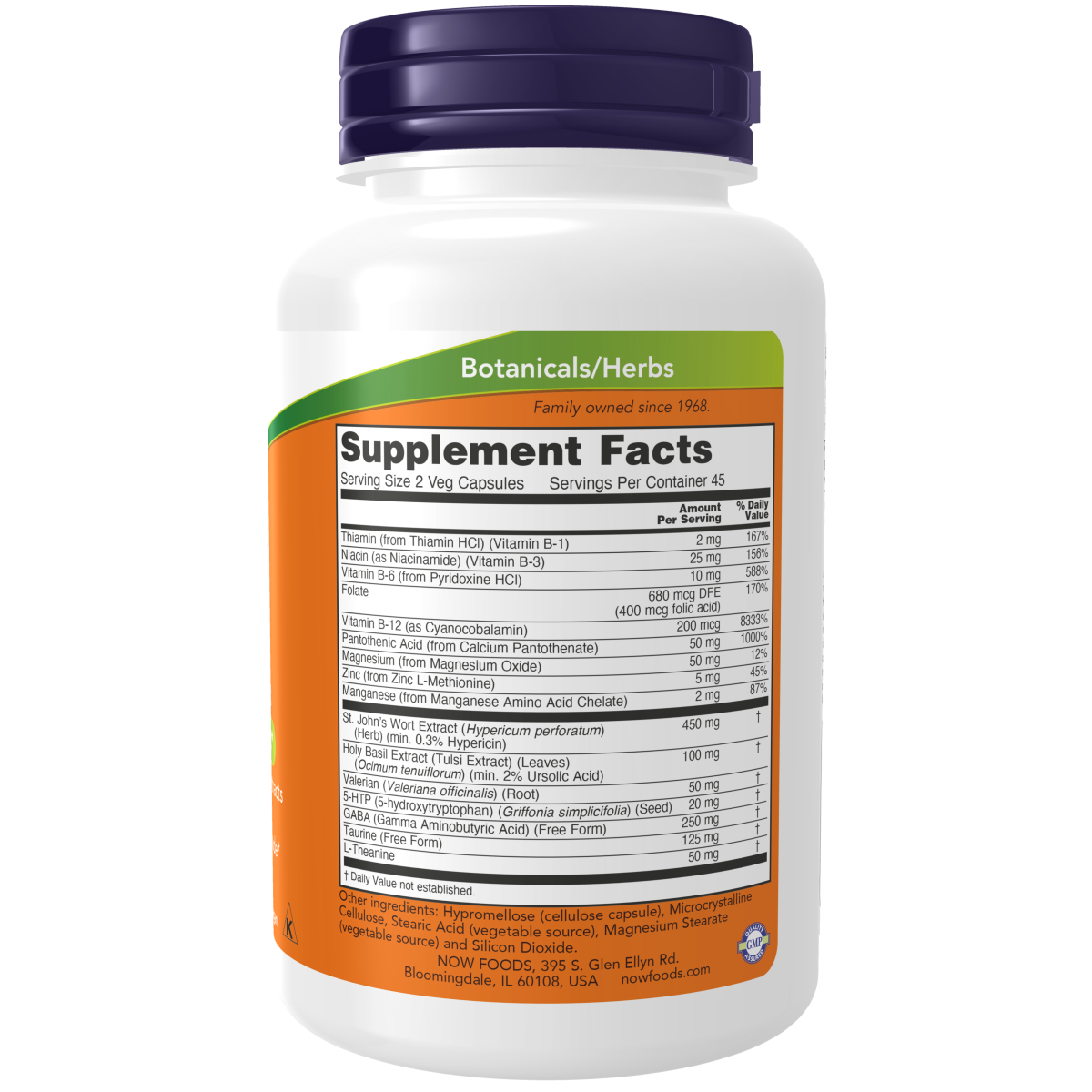 Estado de Animo Soporte (90 Veg Caps)/Mood Support Veg Capsules