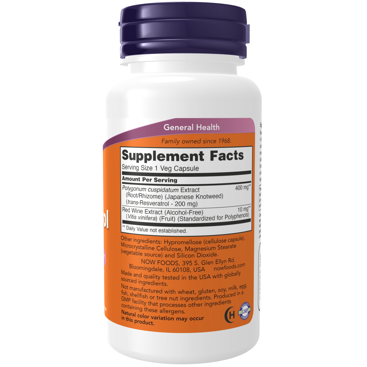 Resveratrol 200 mg (60 VCAPS)