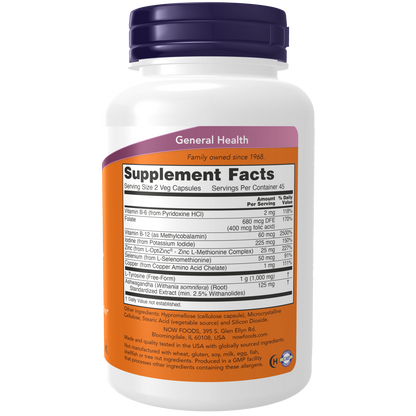 Energia y Apoyo de Tiroides (90 Veg Caps)/ Thyroid Energy™ Veg Caps