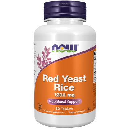 Arroz de Levadura Roja 1200 mg Comprimidos / Red Yeast Rice 1200 mg Tablets