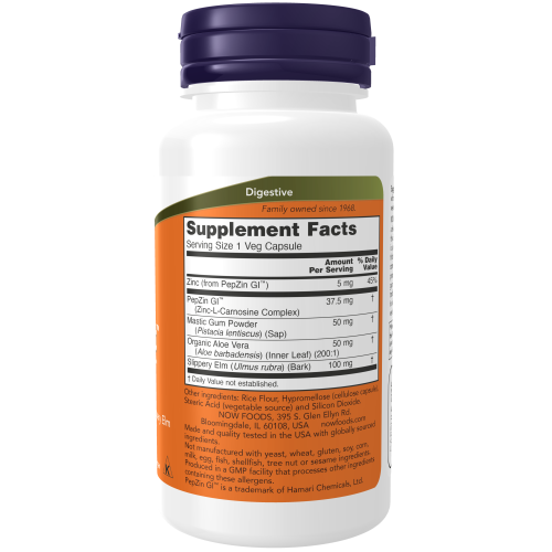 Gastro Comfort™ with PepZin GI™ (37.5mg) 60Veg Caps