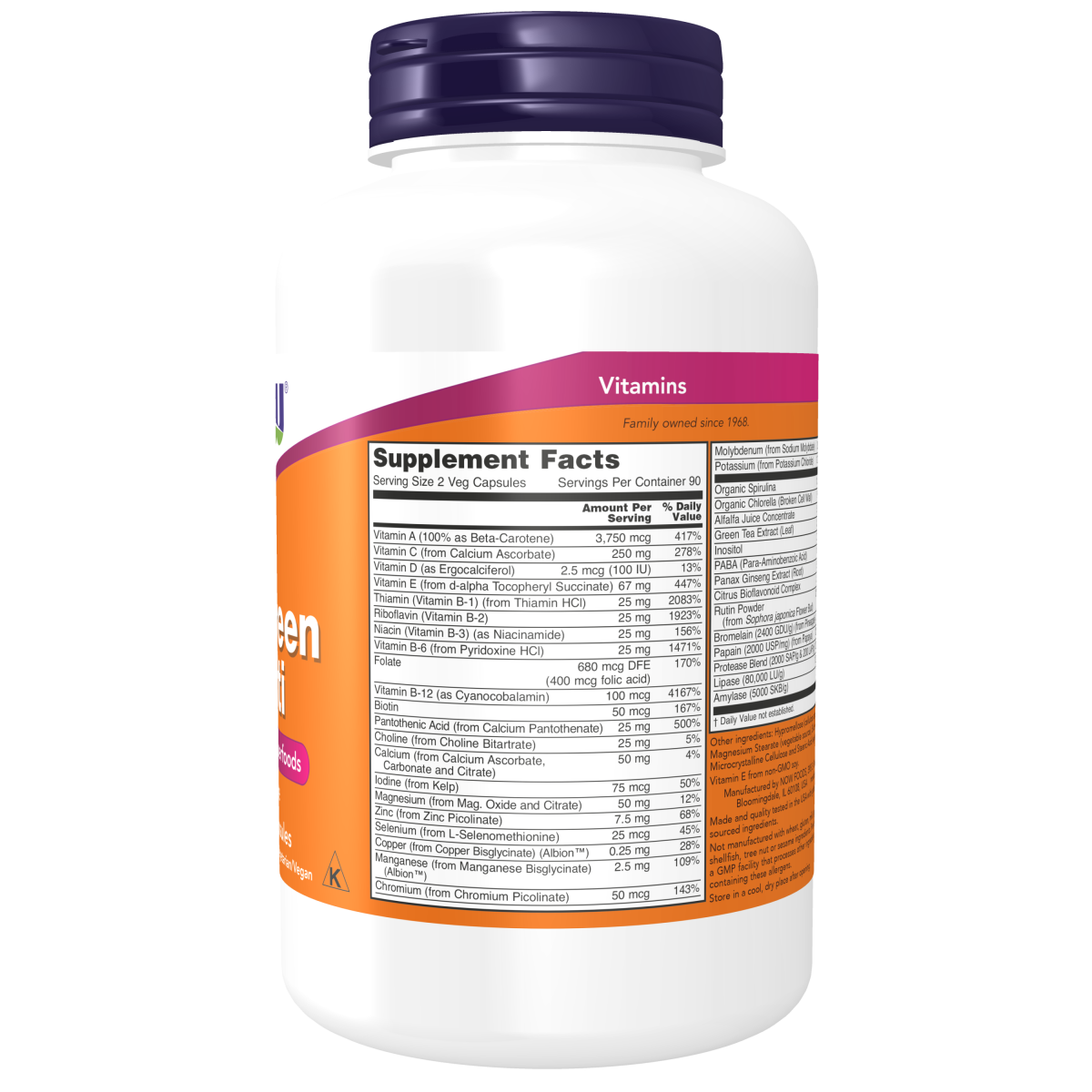 Multivitamínico EcoGreen 180 Veg Caps