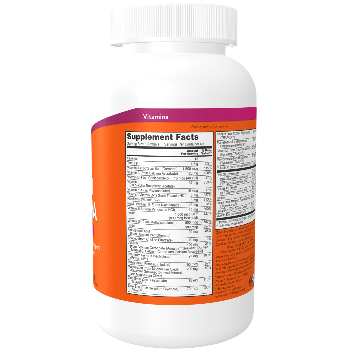 Prenatal + DHA 250mg (180 SOFTGELS)
