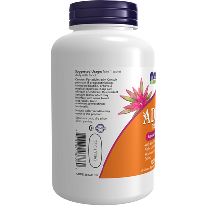 ADAM™ Men's Multiple Vitamin 120 Tablets/ Multi Vitaminas Para Hombres