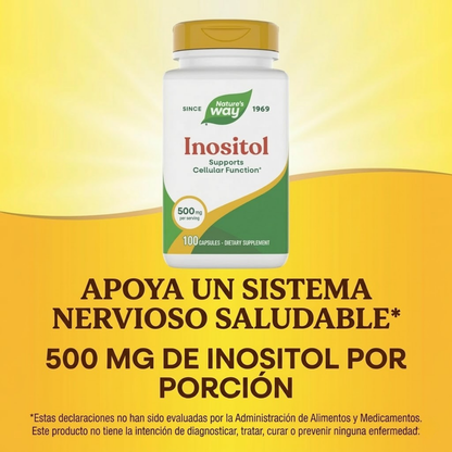 Inositol - 500mg - 100 Cápsulas