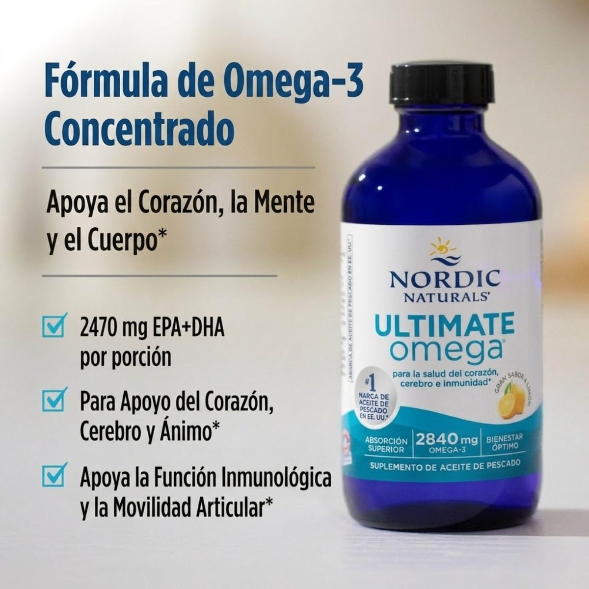 Ultimate Omega - 2,840mg - 119ml